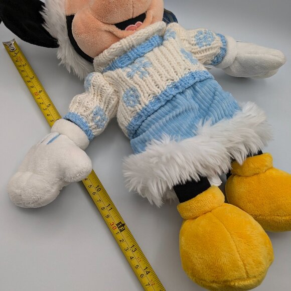 Minnie Mouse Winter/Christmas Plush with Snowflake Sweater - Disney Exclusive - Picture 9 of 10